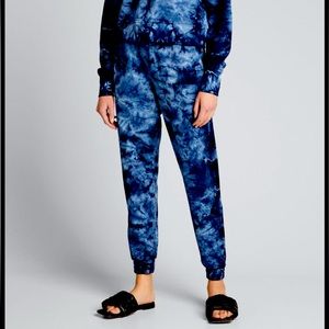NWOT JONATHAN SIMKHAI STANDARD Tie Dye Sweatpants in Indigo